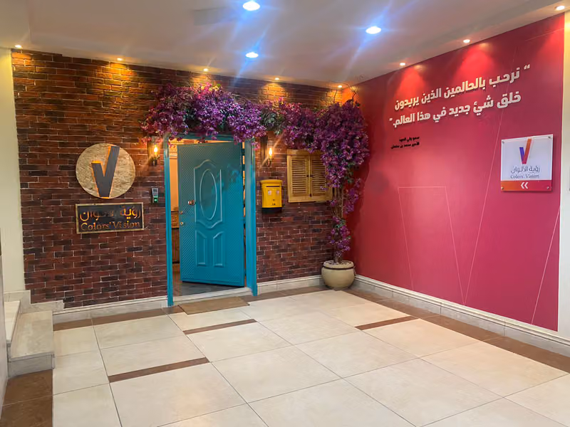 رؤية الألوان
