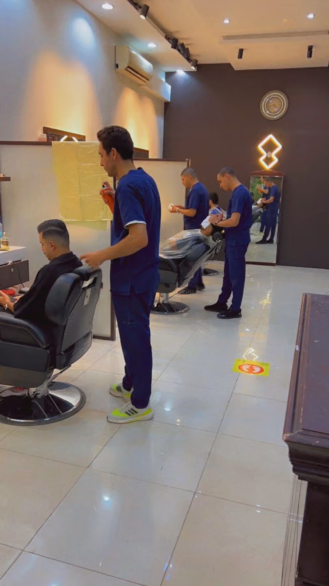 صالون حلاقه مصري