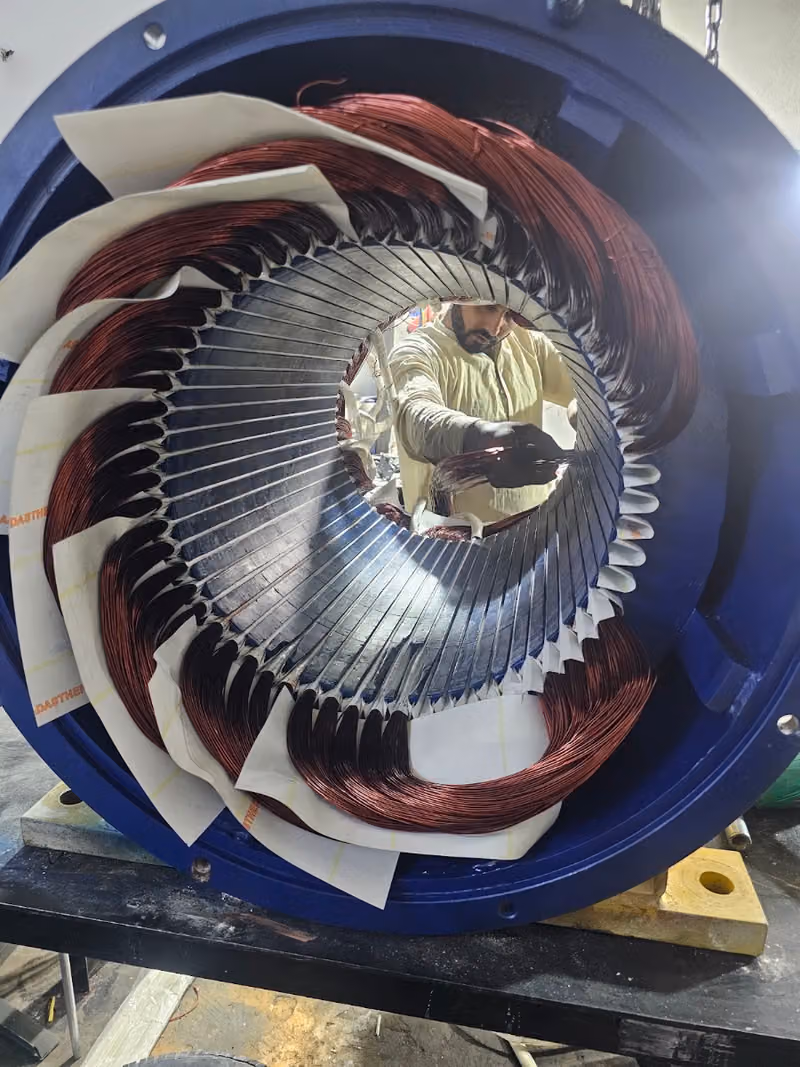 Sanhat HD Motor Rewinding Workshop