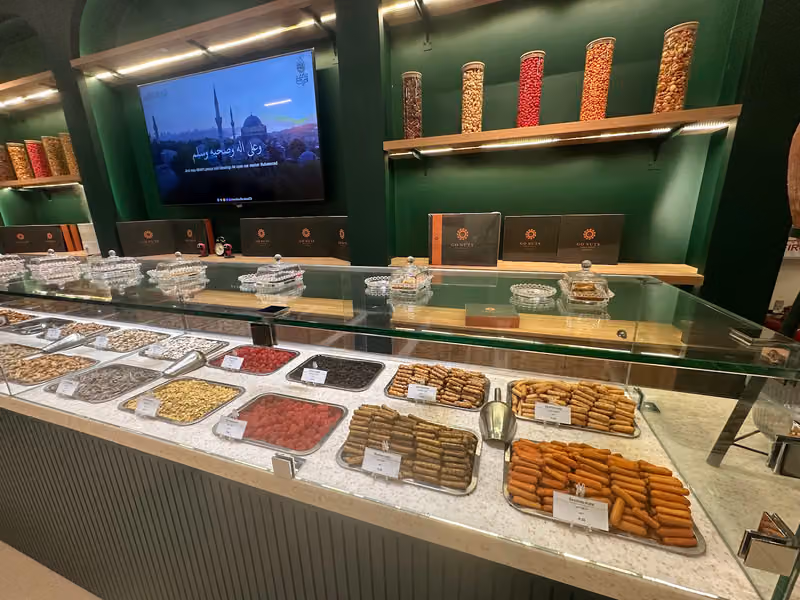 Section Tea and nuts
