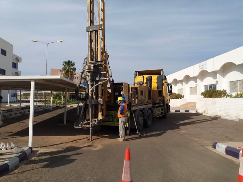 شعاع الفوارق لفحص التربة