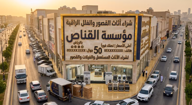 شراء عفش ومكيفات الفنادق والقصور والمطاعم مؤسسة القناص التجارية