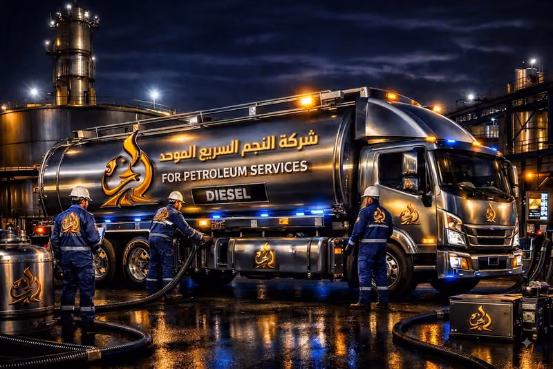 شركة النجم السريع الموحد توصيل ديزل توريد ديزل