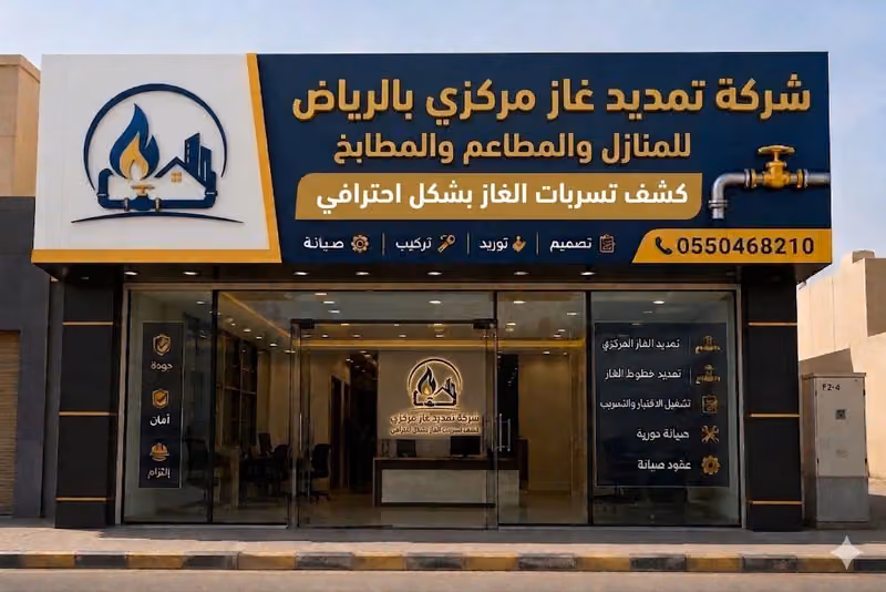 شركة تمديد غاز مركزي بالرياض فحص تسرب الغاز
