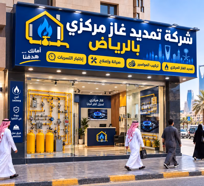 شركة تمديد غاز مركزي بالرياض