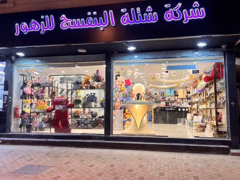 شتلة البنفسج للزهور