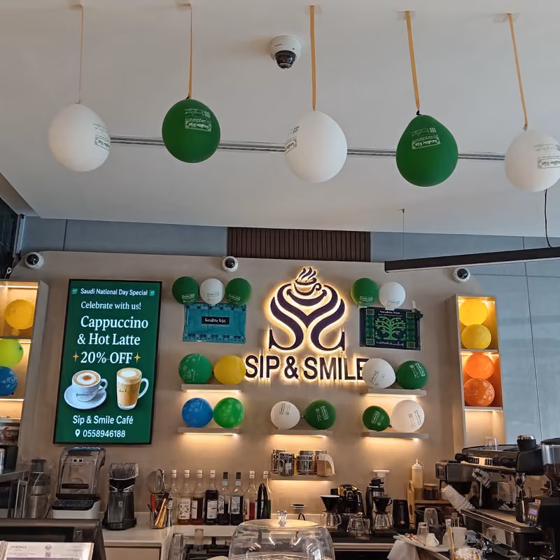 Sip & Smile Cafe. KSA