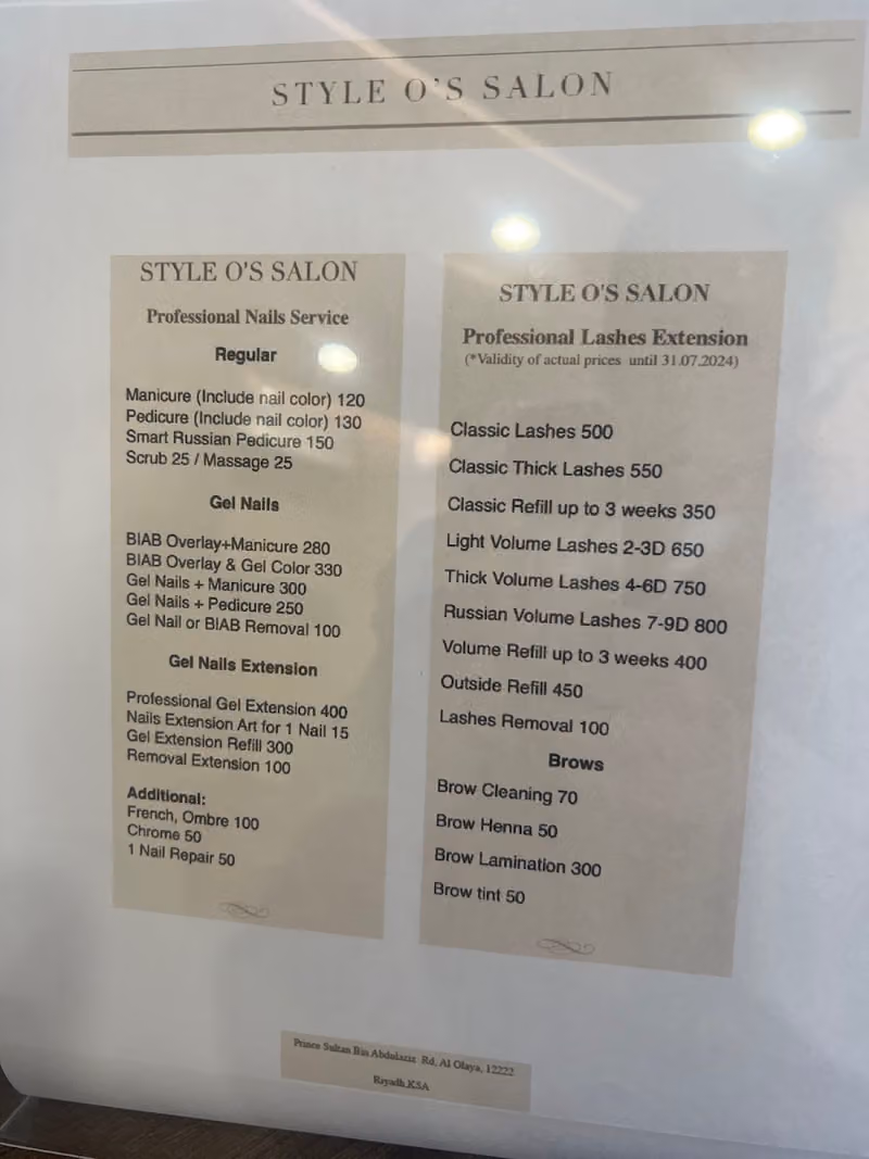 Style O's Beauty Salon
