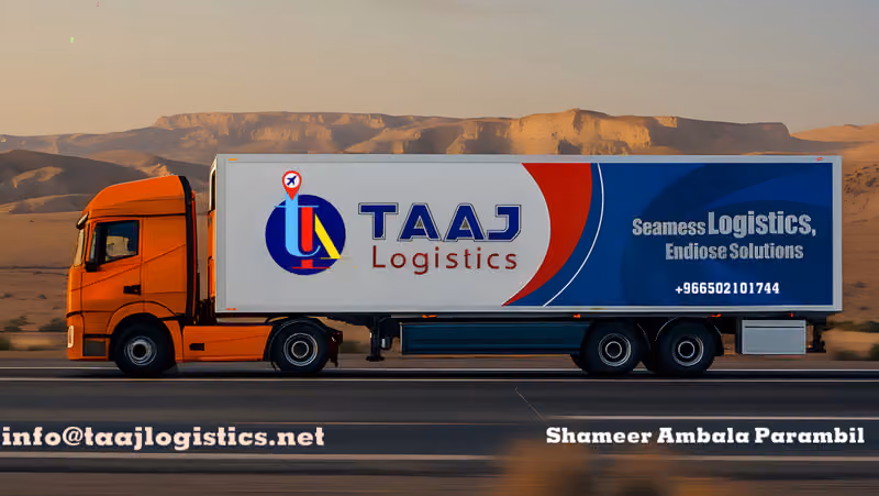 Taaj logistics Riyadh