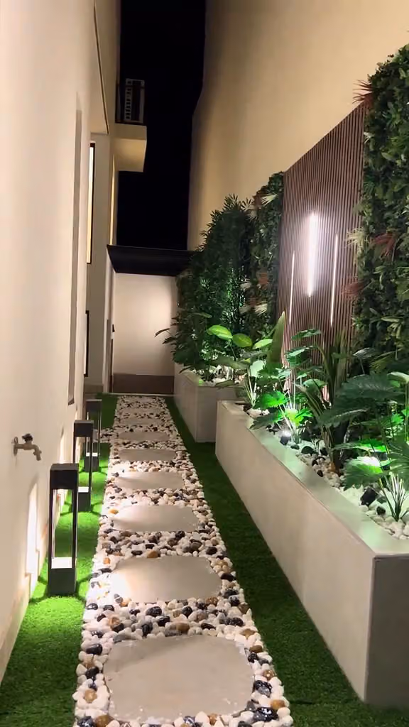 تنسيق حدائق ابو مكه
