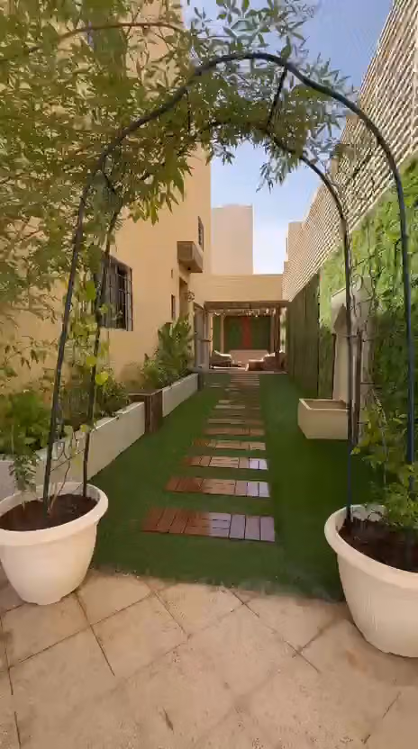 تنسيق حدائق شركه الورود