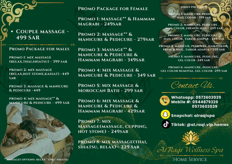 Touch Al Raqi Home Service Massage for Men and women