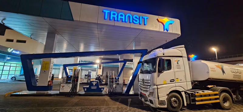 Transit Gas station