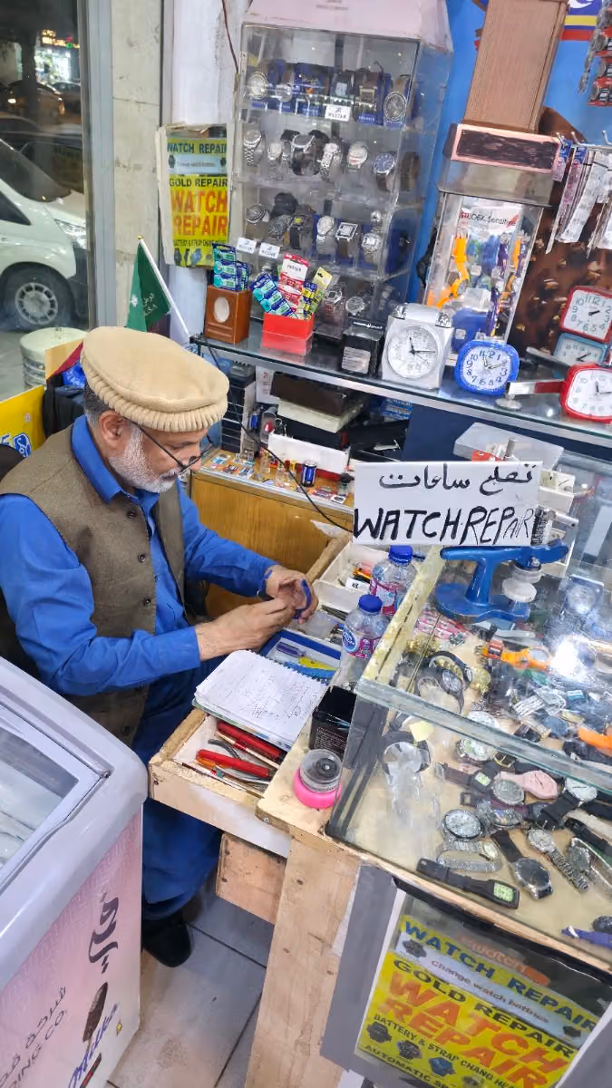 Watch Repair Booth
