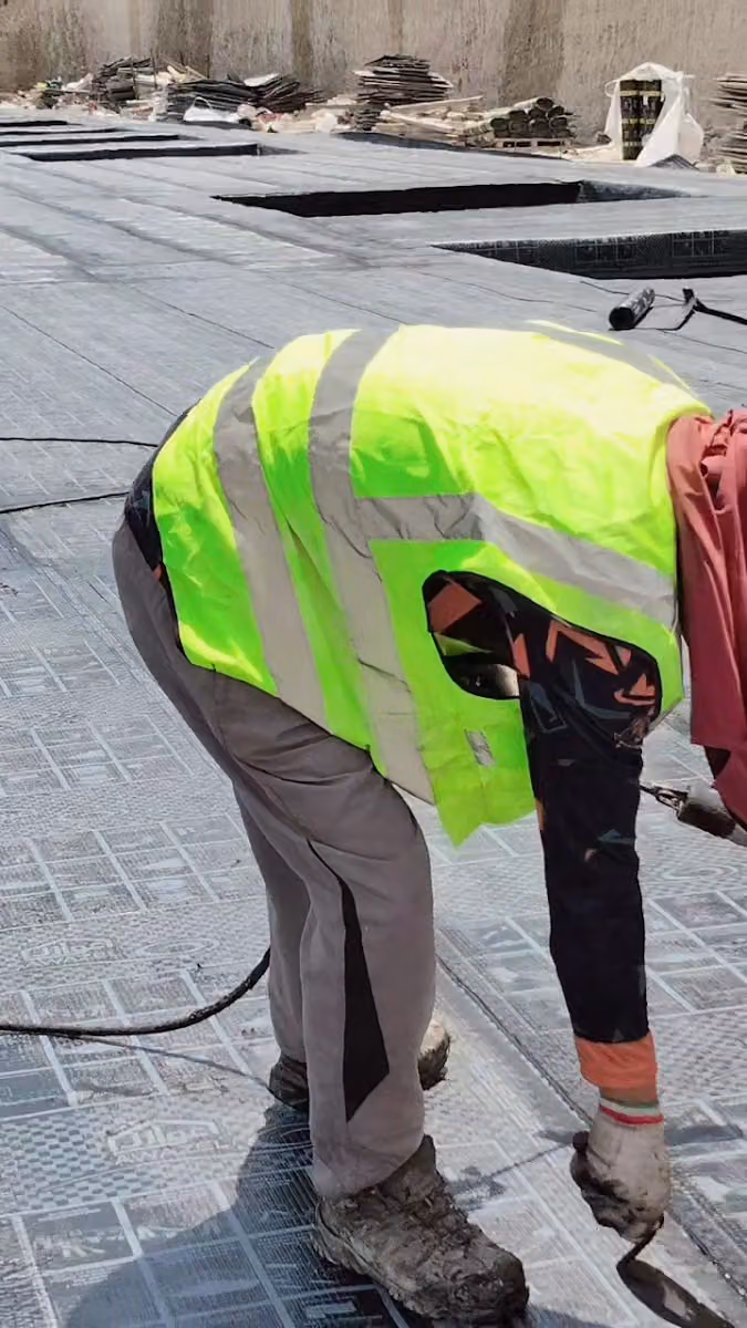 Waterproofing construction