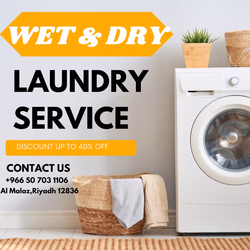 Wet & Dry Laundry - مغاسل ويت أند دراي