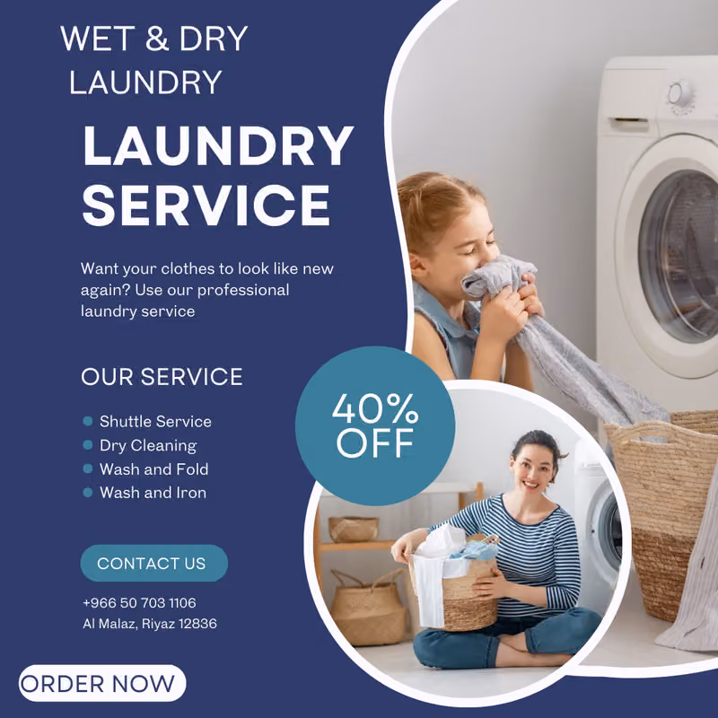 Wet & Dry Laundry - مغاسل ويت أند دراي