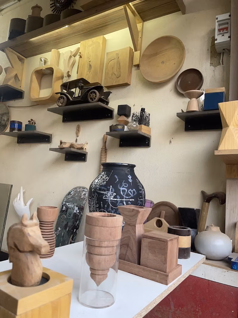 Wood art art studio