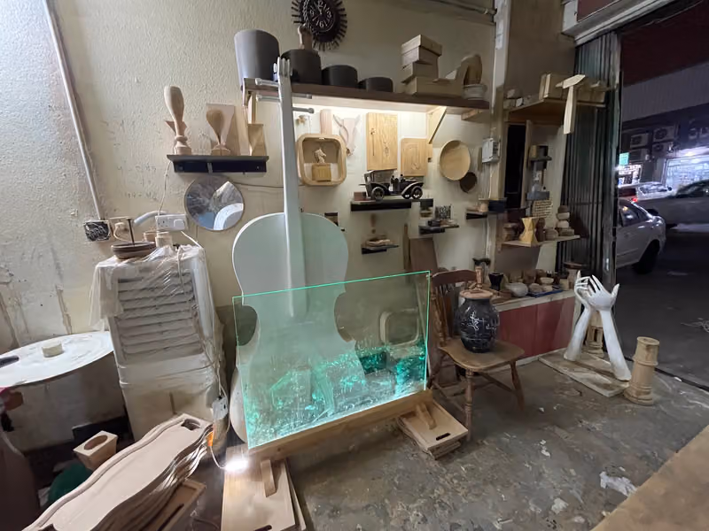 Wood art art studio