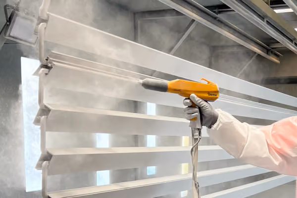ورشة طلاء جميع انواع المعادن طلاء فرن حراري Powder Coating