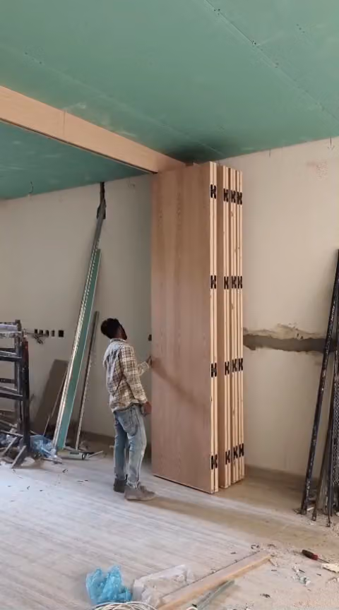 وتركيب الأبوابWPC/PVCمنجرة أبواب خشب