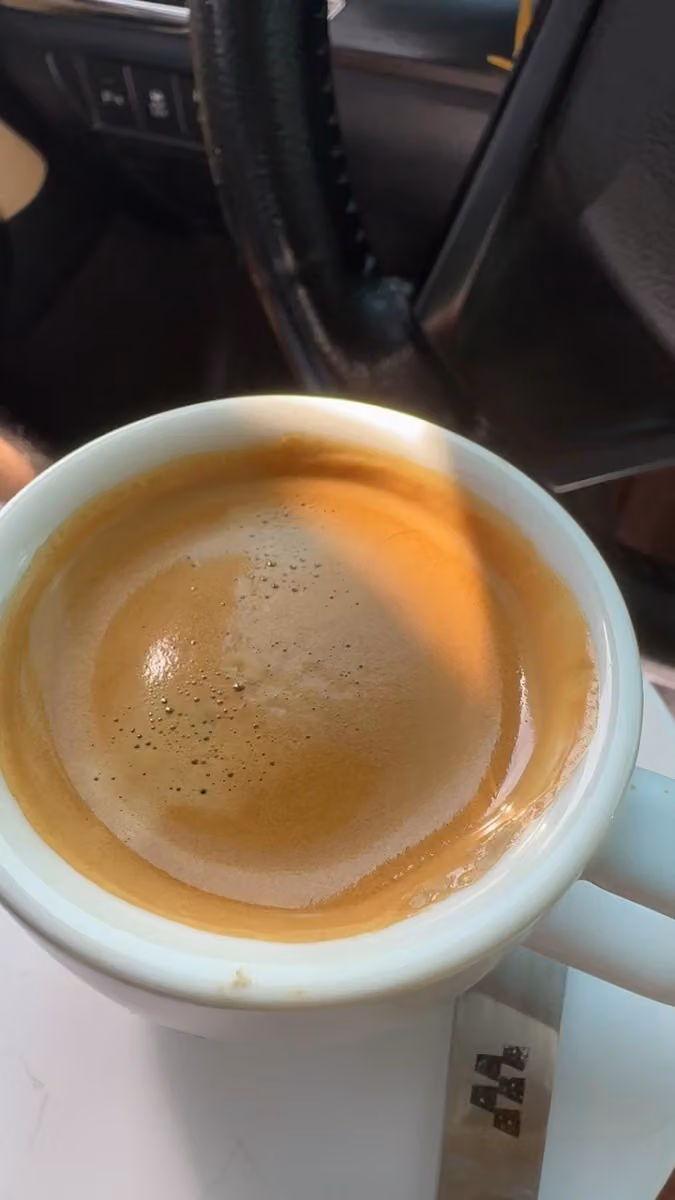 Wooden coffee