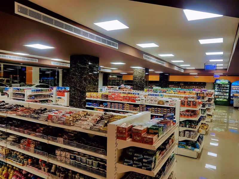 well petrol station